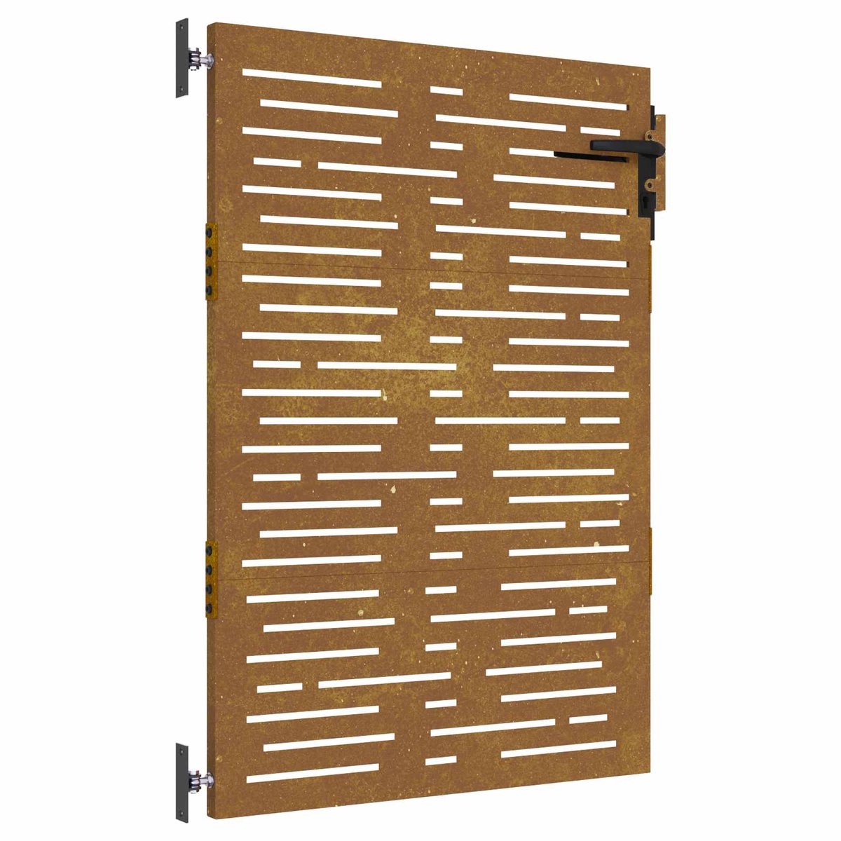 Stalen poort / tuindeur - 150 cm hoog - 85 cm breed - 150x85 cm - cortenstaal - Afbeelding 16