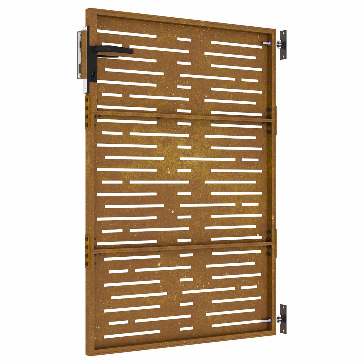 Stalen poort / tuindeur - 150 cm hoog - 85 cm breed - 150x85 cm - cortenstaal - Afbeelding 17