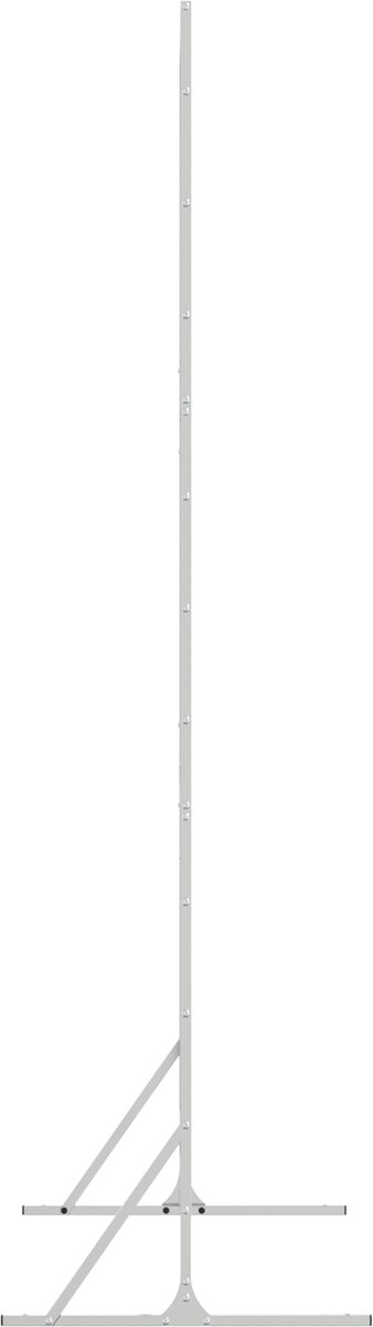 Privacyscherm - tuinafscheiding 180 cm hoog en 100 cm breed - 180x100 cm - galvaniseerd staal - zilver - Afbeelding 9