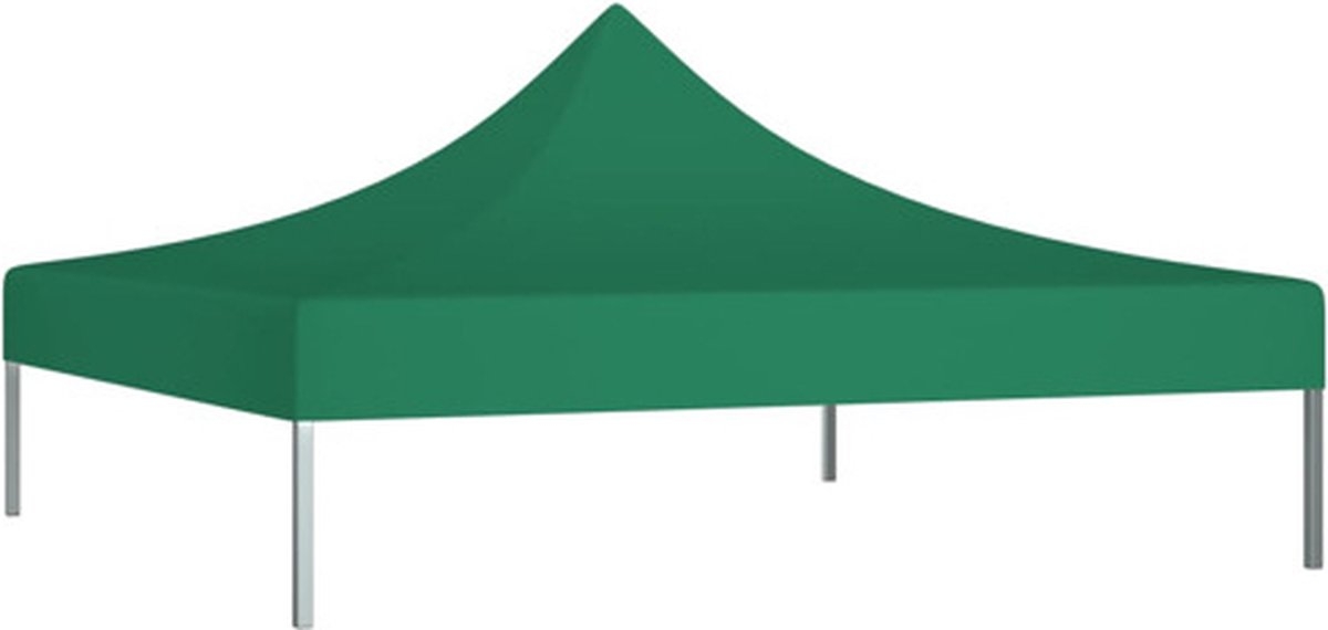 Vervangingsdak voor partytent - partytentdak - voor 3x3 meter - groen - Afbeelding 5